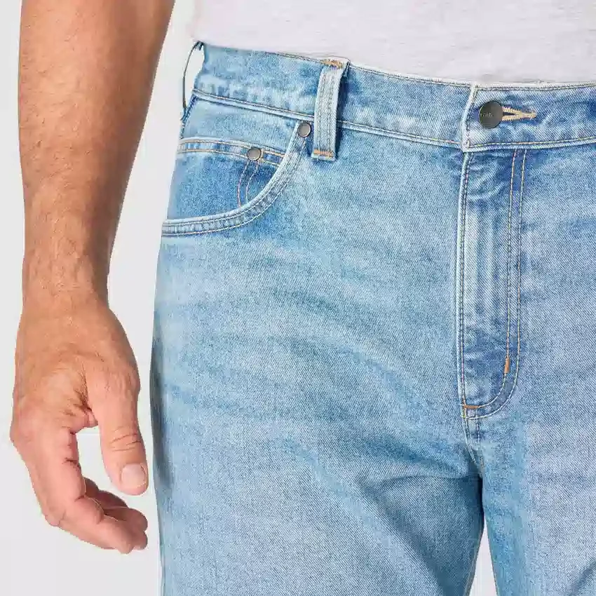 Heren werkjeans met losse pasvorm, rechte pijpen en Rugged Flex