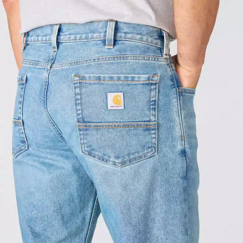 Heren werkjeans met losse pasvorm, rechte pijpen en Rugged Flex