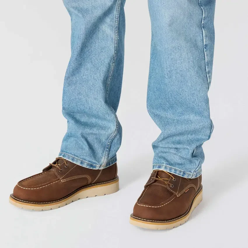 Heren werkjeans met losse pasvorm, rechte pijpen en Rugged Flex
