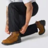Herenwerkbroek met relaxte, rechte pasvorm, Rugged Flex Duck en dubbele knieversterking
