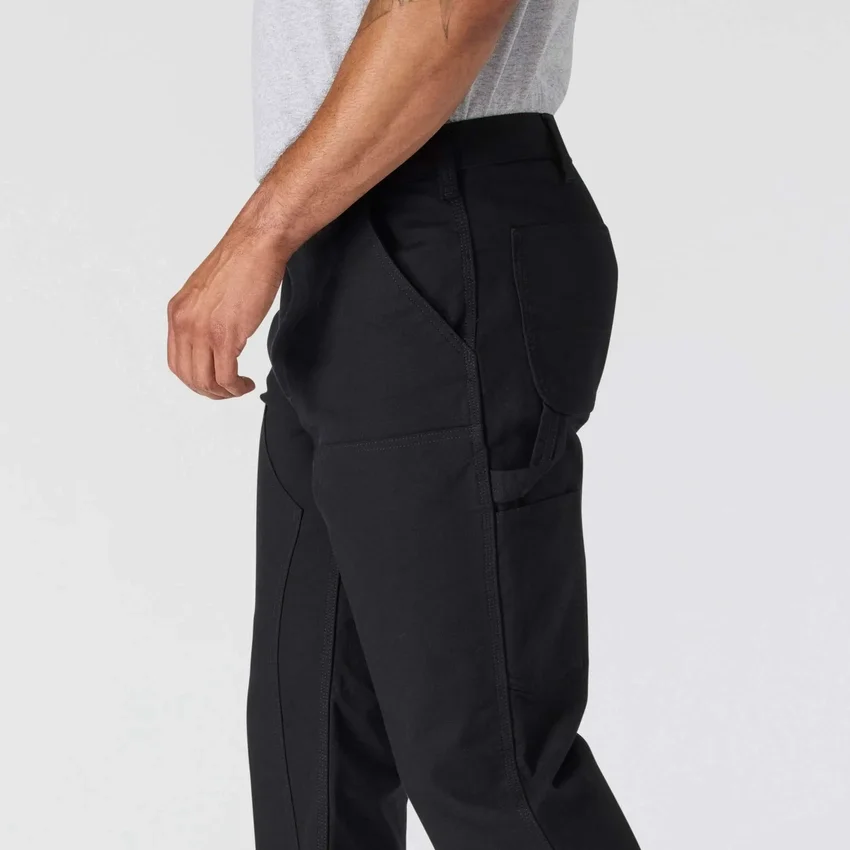 Herenwerkbroek met relaxte, rechte pasvorm, Rugged Flex Duck en dubbele knieversterking