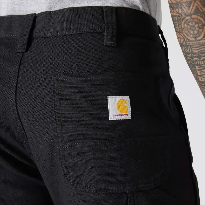 Herenwerkbroek met relaxte, rechte pasvorm, Rugged Flex Duck en dubbele knieversterking