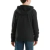 Hoodie met lange armstukken en doorlopende rits voor jongens (kind/jeugd)