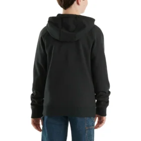 Hoodie met lange armstukken en doorlopende rits voor jongens (kind/jeugd)