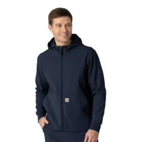 Hoodie van gebonden fleece
