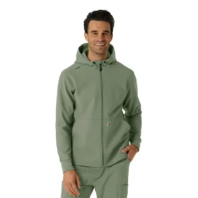 Hoodie van gebonden fleece
