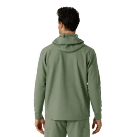 Hoodie van gebonden fleece