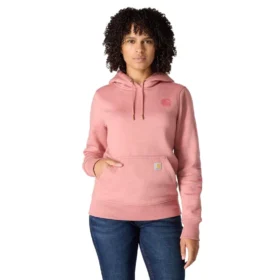 Iconische Clarksburg-Hoodie met logo en fleecevoering voor dames, in relaxte pasvorm