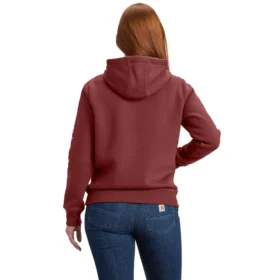 Iconische Clarksburg-Hoodie met logo en fleecevoering voor dames, in relaxte pasvorm