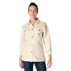 Iconische stretch-Chore Coat voor dames van eendencanvas
