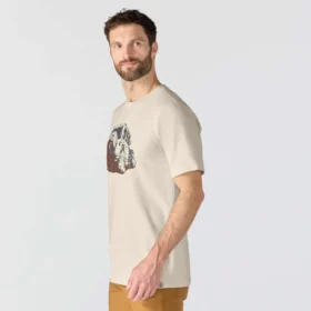Irvine overhemd met ‘Mud’-print en relaxte pasvorm voor heren