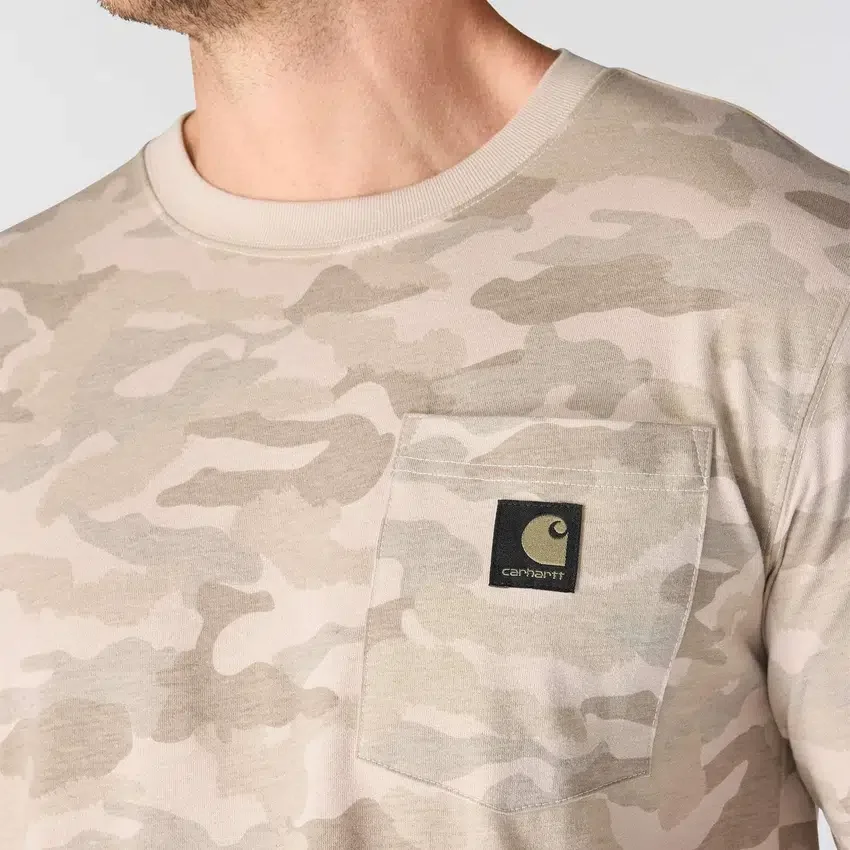 Irvine overhemd met relaxte pasvorm en camouflageprint voor heren