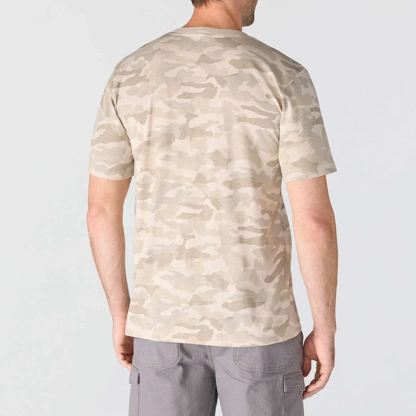 Irvine overhemd met relaxte pasvorm en camouflageprint voor heren