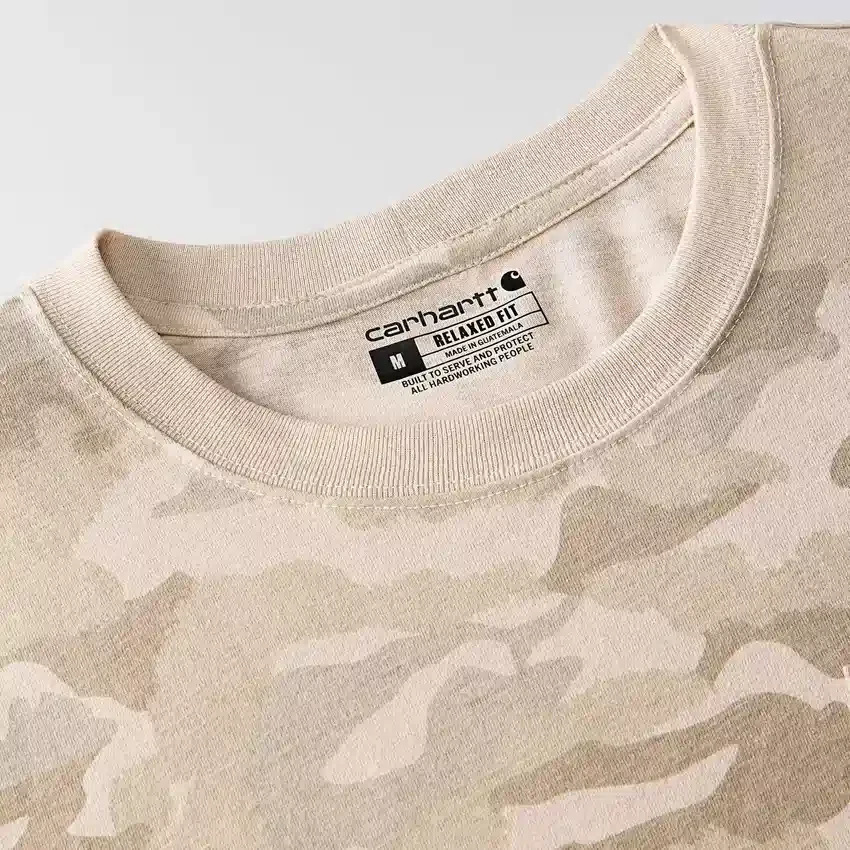 Irvine overhemd met relaxte pasvorm en camouflageprint voor heren