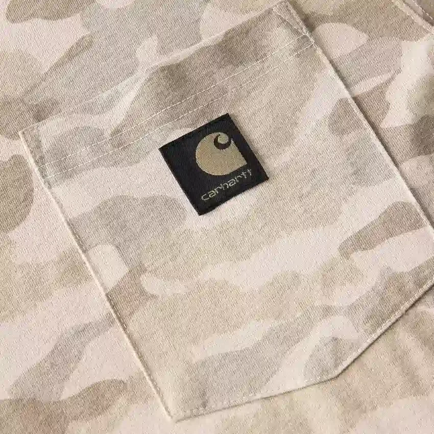 Irvine overhemd met relaxte pasvorm en camouflageprint voor heren