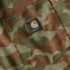Irvine overhemd met relaxte pasvorm en camouflageprint voor heren