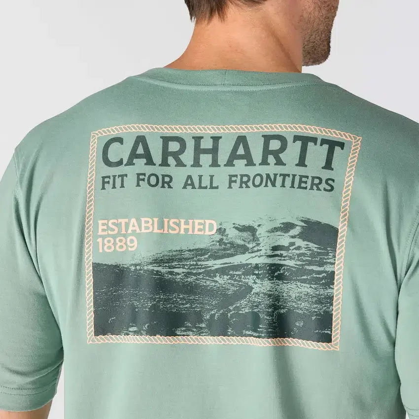 Irvine Relaxed Fit Frontiers T-shirt voor heren