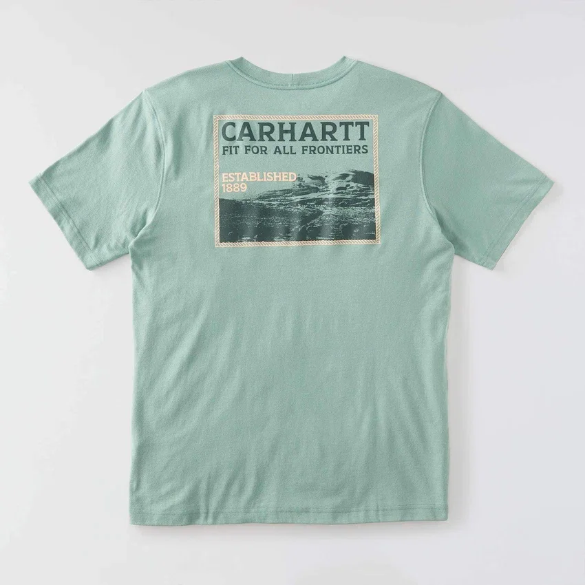 Irvine Relaxed Fit Frontiers T-shirt voor heren