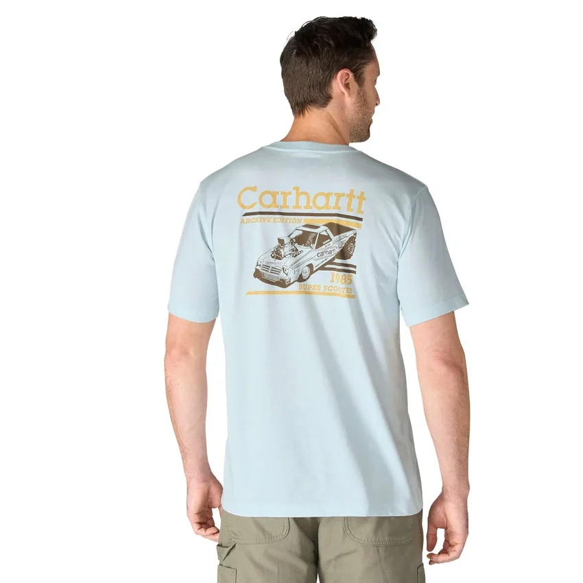 Irvine Relaxed Fit Racing T-shirt met print voor heren