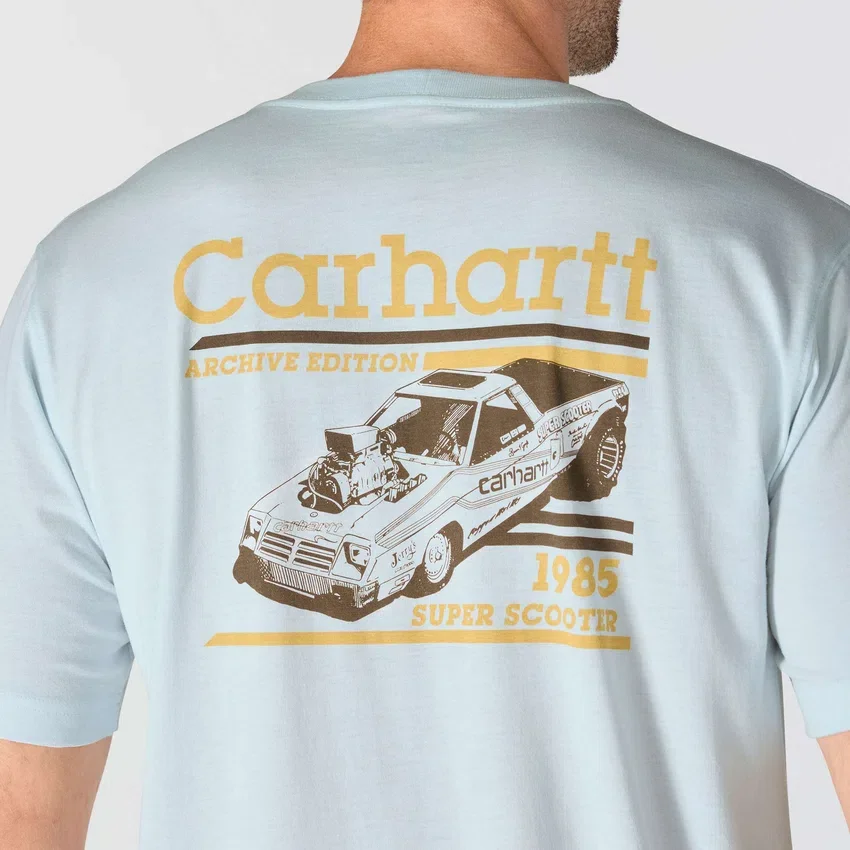 Irvine Relaxed Fit Racing T-shirt met print voor heren