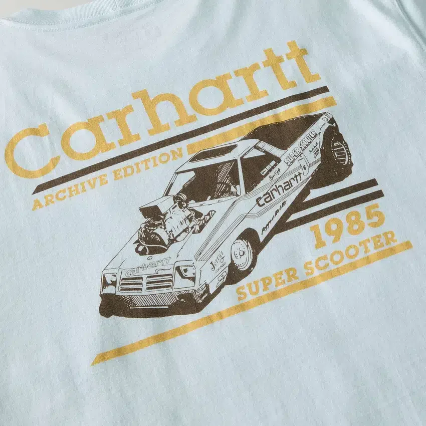 Irvine Relaxed Fit Racing T-shirt met print voor heren