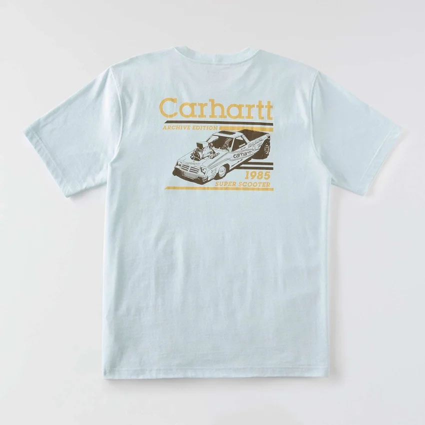 Irvine Relaxed Fit Racing T-shirt met print voor heren