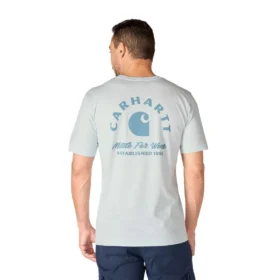 Irvine werk-T-shirt met print voor heren, relaxte pasvorm