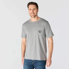 Irvine werk-T-shirt met print voor heren, relaxte pasvorm