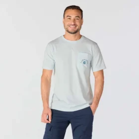 Irvine werk-T-shirt met print voor heren, relaxte pasvorm