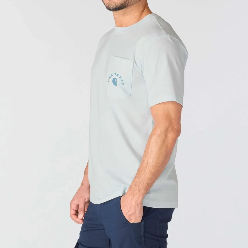 Irvine werk-T-shirt met print voor heren, relaxte pasvorm