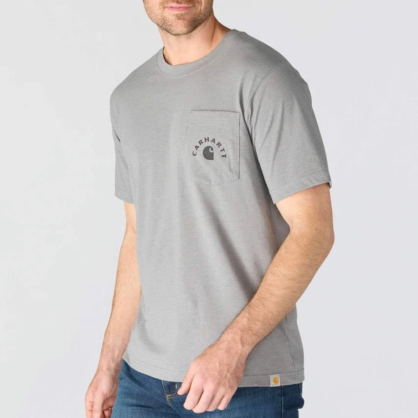 Irvine werk-T-shirt met print voor heren, relaxte pasvorm