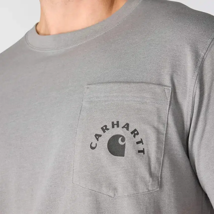 Irvine werk-T-shirt met print voor heren, relaxte pasvorm