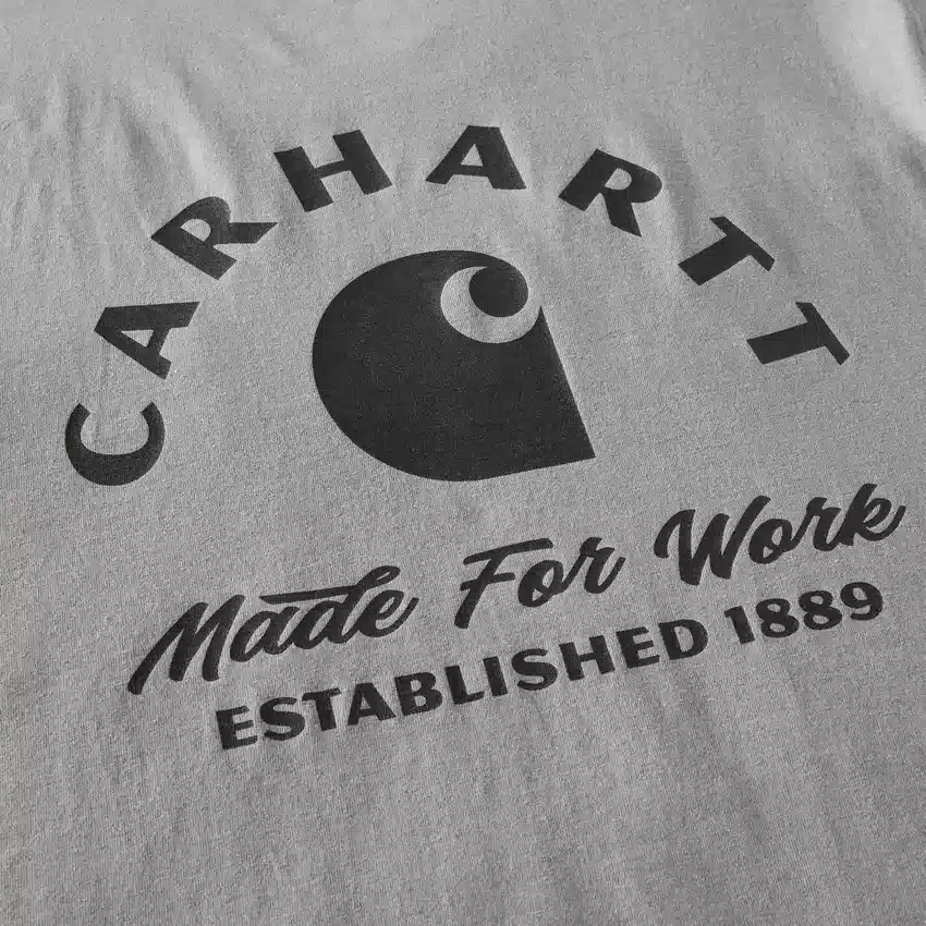 Irvine werk-T-shirt met print voor heren, relaxte pasvorm