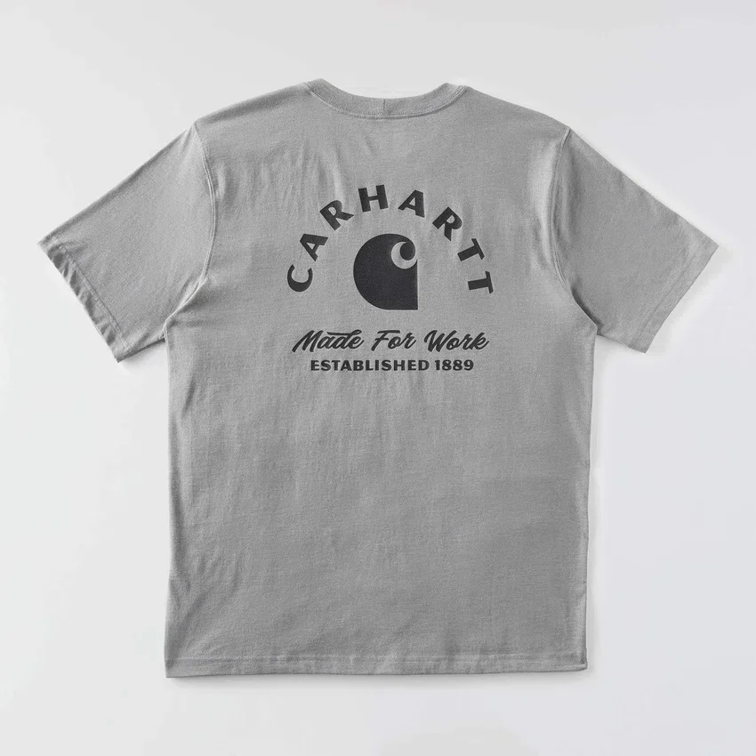 Irvine werk-T-shirt met print voor heren, relaxte pasvorm