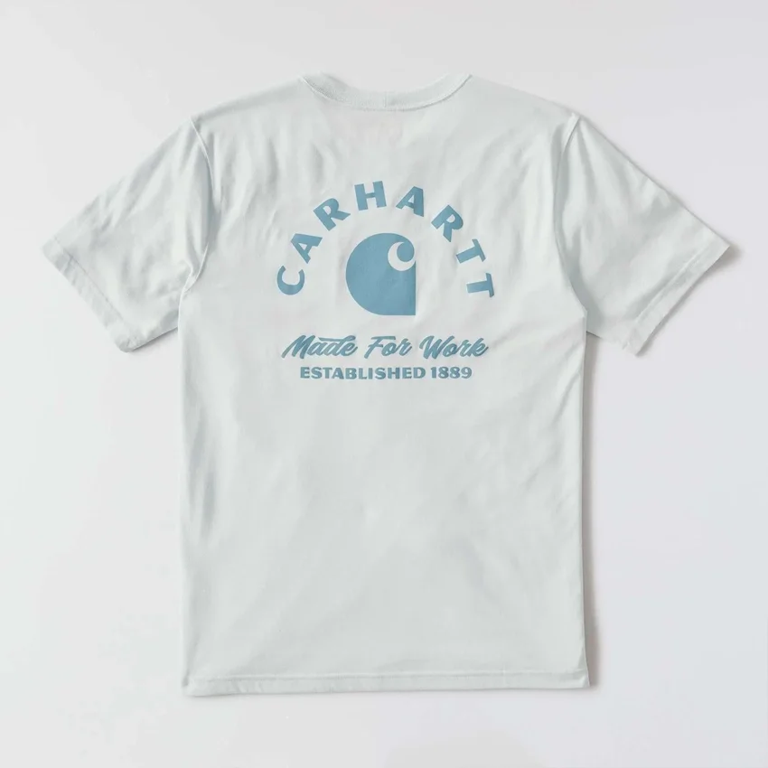 Irvine werk-T-shirt met print voor heren, relaxte pasvorm