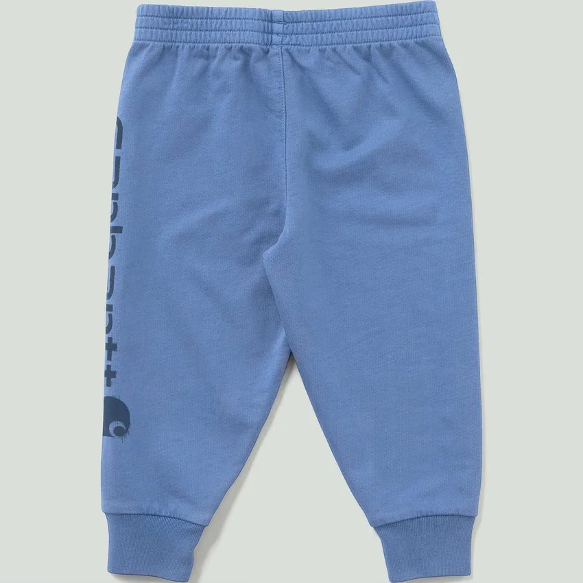 Jongens-joggingbroek met elastische tailleband, vernieuwd ontwerp en geverfd logo (baby/peuter)