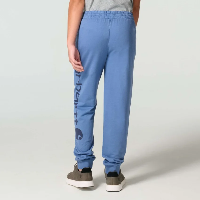 Jongens-joggingbroek met vernieuwd, in de stof geverfd logo (kind)