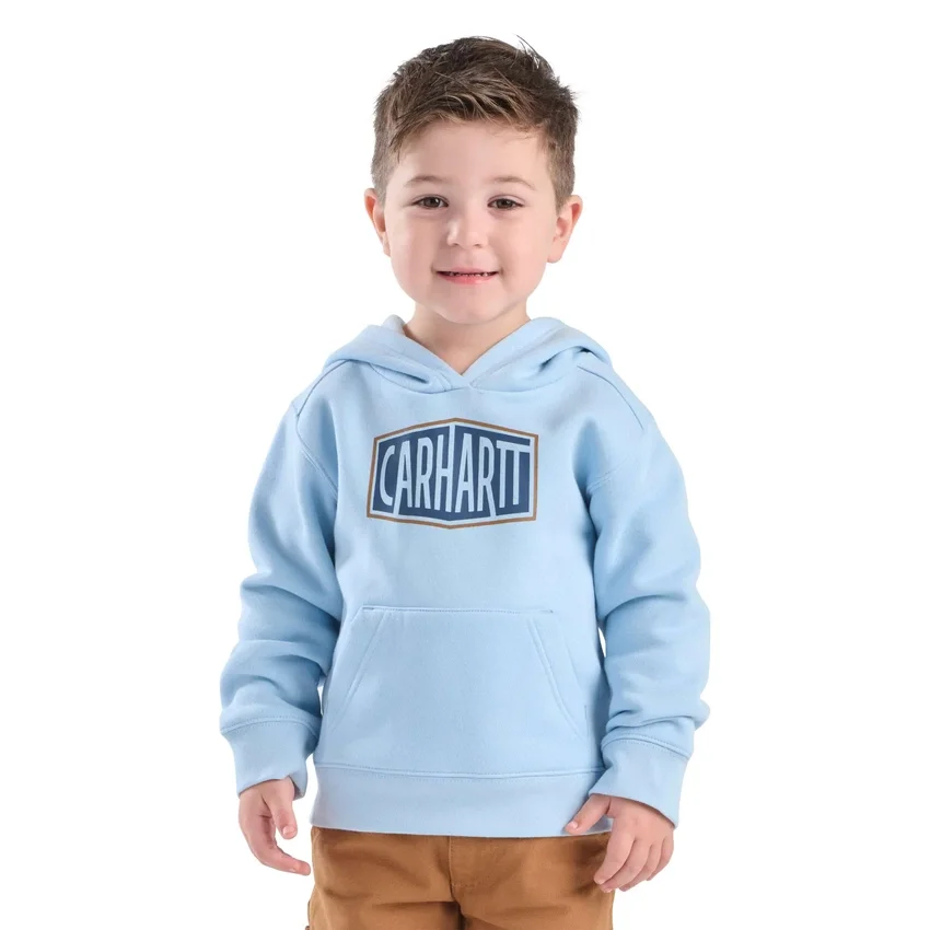 Jongens-sweatshirt met lange armstukken en print (peuters/kinderen/jeugd)