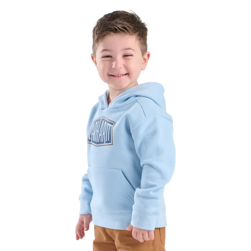 Jongens-sweatshirt met lange armstukken en print (peuters/kinderen/jeugd)