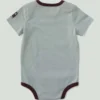 Jongensbody met korte armstukken en hondenprint (baby)