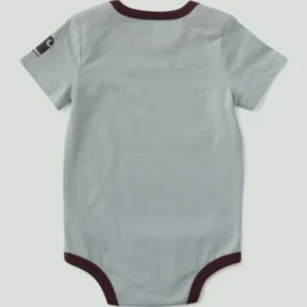 Jongensbody met korte armstukken en hondenprint (baby)