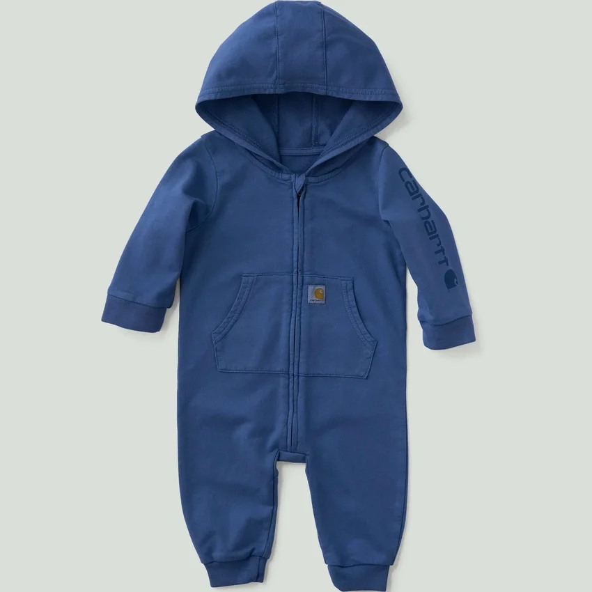 Jongensoverall met lange armstukken, vernieuwd ontwerp, garment-dyed en met capuchon (Baby)