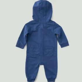 Jongensoverall met lange armstukken, vernieuwd ontwerp, garment-dyed en met capuchon (Baby)