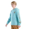 Jongenssweatshirt met lange armstukken en print (kind/jeugd)