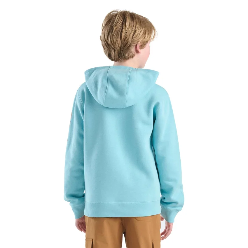 Jongenssweatshirt met lange armstukken en print (kind/jeugd)