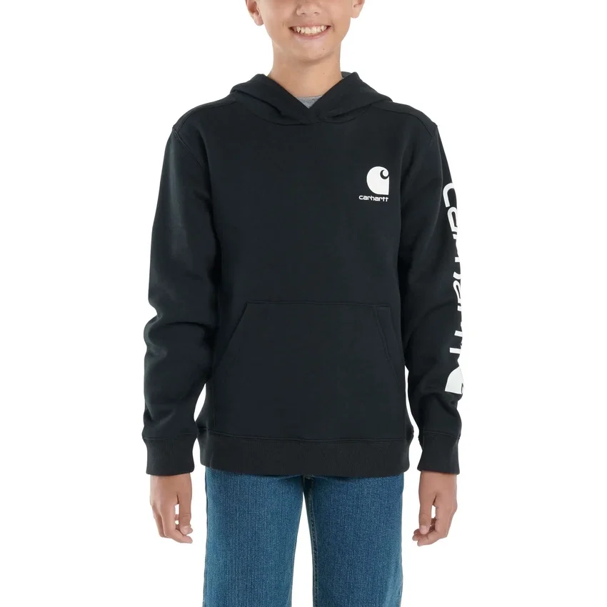 Jongenssweatshirt met lange armstukken en print (peuters/kinderen/jeugd)