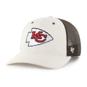 Kansas City Chiefs '47 ongeverfde truckerpet met relaxte pasvorm