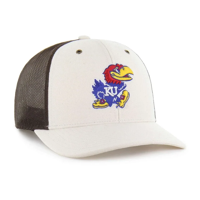 Kansas Jayhawks '47 ongeverfde truckerpet