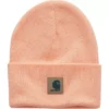 Kinderbeanie van gebreid garen met ton-sur-ton patch (baby, peuter, kind, tiener)