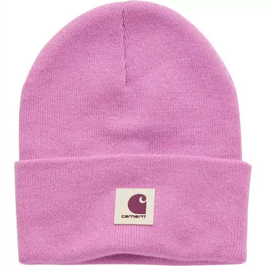 Kinderbeanie van gebreid garen met ton-sur-ton patch (baby, peuter, kind, tiener)